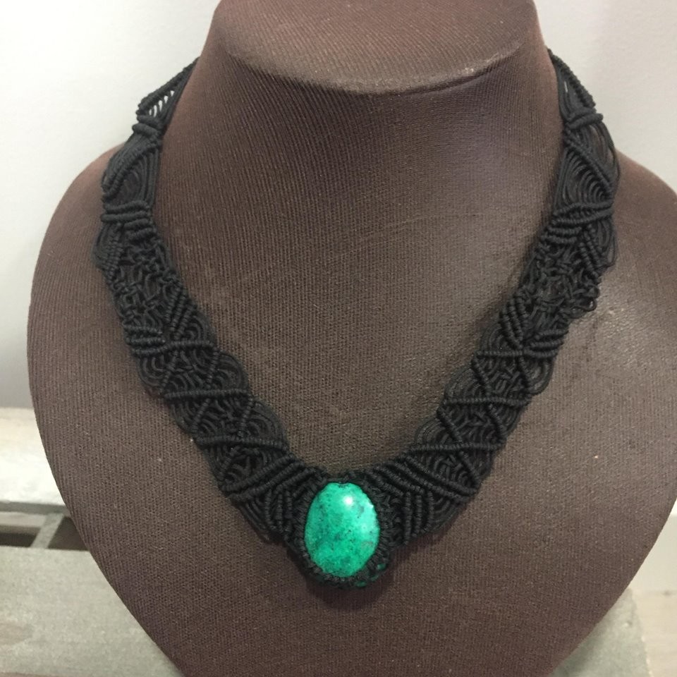 Collier macramé