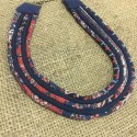 collier tissu ethnique